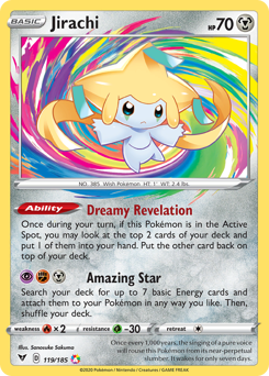 Jirachi z edície Vivid Voltage, karta č.119
