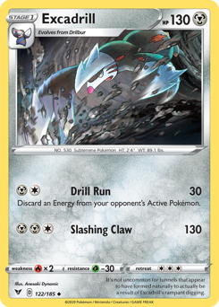 Excadrill z edície Vivid Voltage, karta č.122