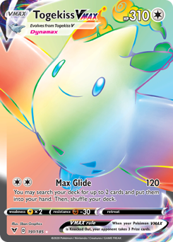 Togekiss VMAX z edície Vivid Voltage, karta č.191