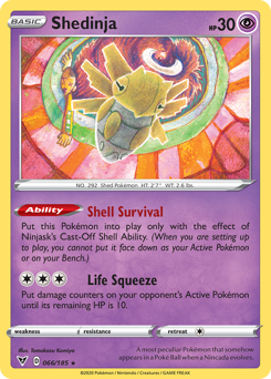 Shedinja z edície Vivid Voltage, karta č.66