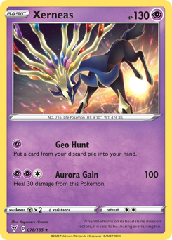 Xerneas z edície Vivid Voltage, karta č.78