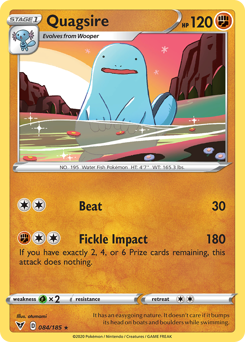 Quagsire z edície Vivid Voltage, karta č.84