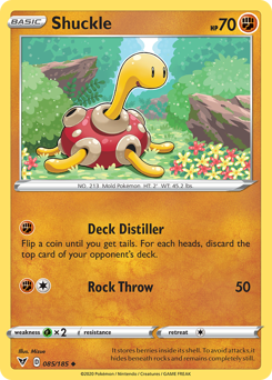 Shuckle z edície Vivid Voltage, karta č.85