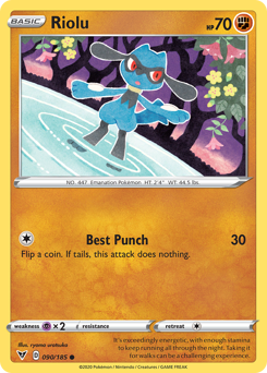 Riolu z edície Vivid Voltage, karta č.90