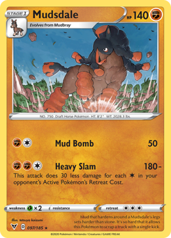 Mudsdale z edície Vivid Voltage, karta č.97