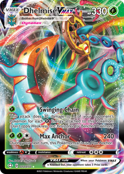 Dhelmise VMAX z edície Shining Fates, karta č.10