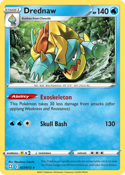 Drednaw z edície Shining Fates, karta č.27
