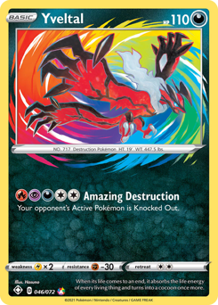 Yveltal z edície Shining Fates, karta č.46