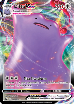 Ditto VMAX z edície Shining Fates, karta č.51