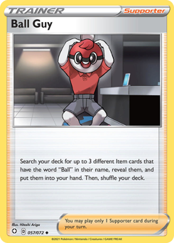 Ball Guy z edície Shining Fates, karta č.57