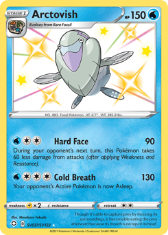 Arctovish z edície Shining Fates Shiny Vault, karta č.SV037