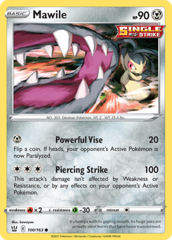 Mawile z edície Battle Styles, karta č.100