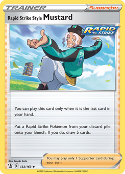 Rapid Strike Style Mustard z edície Battle Styles, karta č.132
