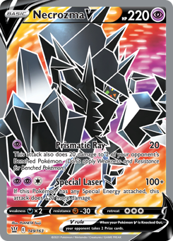 Necrozma V z edície Battle Styles, karta č.149