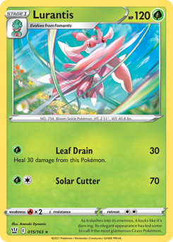 Lurantis z edície Battle Styles, karta č.15
