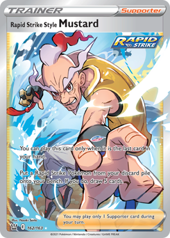 Rapid Strike Style Mustard z edície Battle Styles, karta č.162