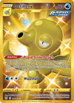 Octillery z edície Battle Styles, karta č.178