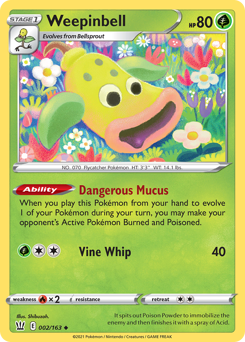 Weepinbell z edície Battle Styles, karta č.2