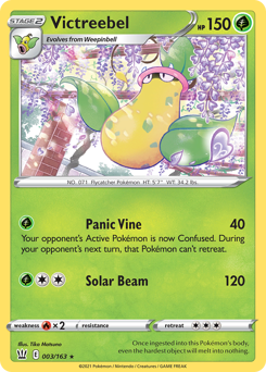Victreebel z edície Battle Styles, karta č.3