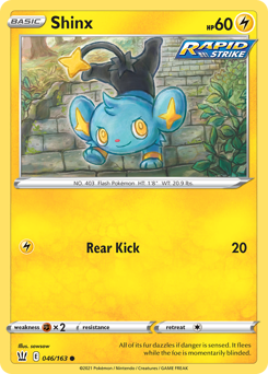 Shinx z edície Battle Styles, karta č.46