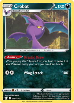 Crobat z edície Battle Styles, karta č.91