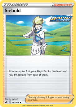 Siebold z edície Chilling Reign, karta č.153