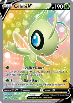 Celebi V z edície Chilling Reign, karta č.160