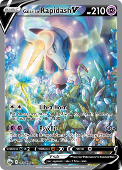 Rapidash, ukážková karta