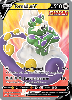 Tornadus V z edície Chilling Reign, karta č.184