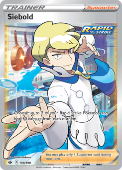 Siebold z edície Chilling Reign, karta č.198