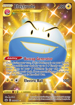 Electrode z edície Chilling Reign, karta č.222