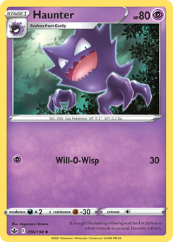 Haunter z edície Chilling Reign, karta č.56