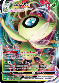 Celebi VMAX z edície Chilling Reign, karta č.8