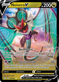 Noivern V z edície Evolving Skies, karta č.117