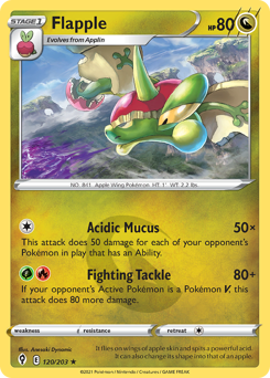 Flapple z edície Evolving Skies, karta č.120