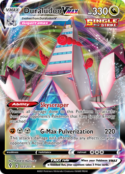 Duraludon VMAX z edície Evolving Skies, karta č.123