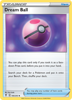 Dream Ball z edície Evolving Skies, karta č.146