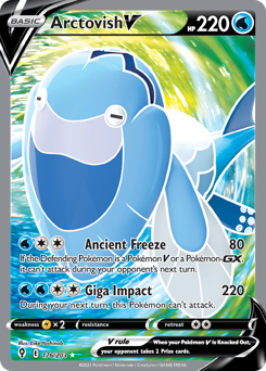 Arctovish V z edície Evolving Skies, karta č.176