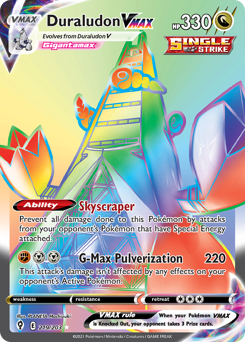 Duraludon VMAX z edície Evolving Skies, karta č.219