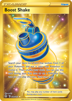 Boost Shake z edície Evolving Skies, karta č.229