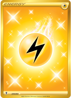 Lightning Energy z edície Evolving Skies, karta č.235