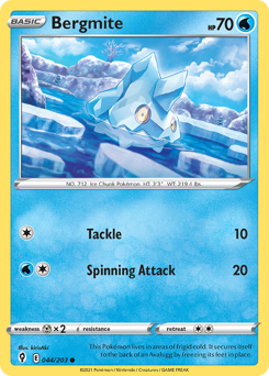Bergmite z edície Evolving Skies, karta č.44