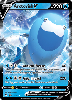 Arctovish V z edície Evolving Skies, karta č.48