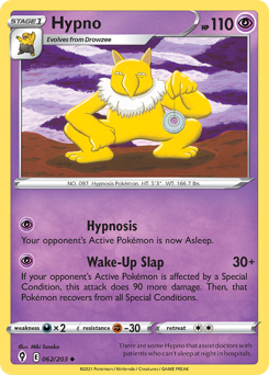 Hypno z edície Evolving Skies, karta č.62