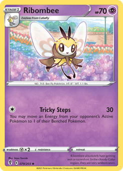Ribombee z edície Evolving Skies, karta č.79