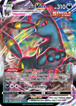 Umbreon VMAX z edície Evolving Skies, karta č.95