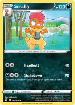 Scrafty z edície Evolving Skies, karta č.99