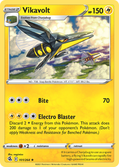 Vikavolt z edície Fusion Strike, karta č.101