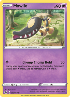 Mawile z edície Fusion Strike, karta č.119