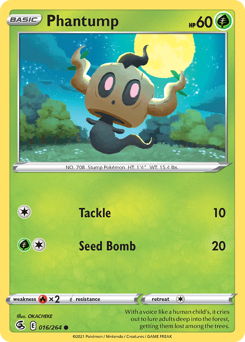 Phantump z edície Fusion Strike, karta č.16
